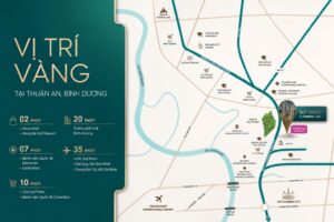 vị trí dự án sky venue gamuda land bình dương